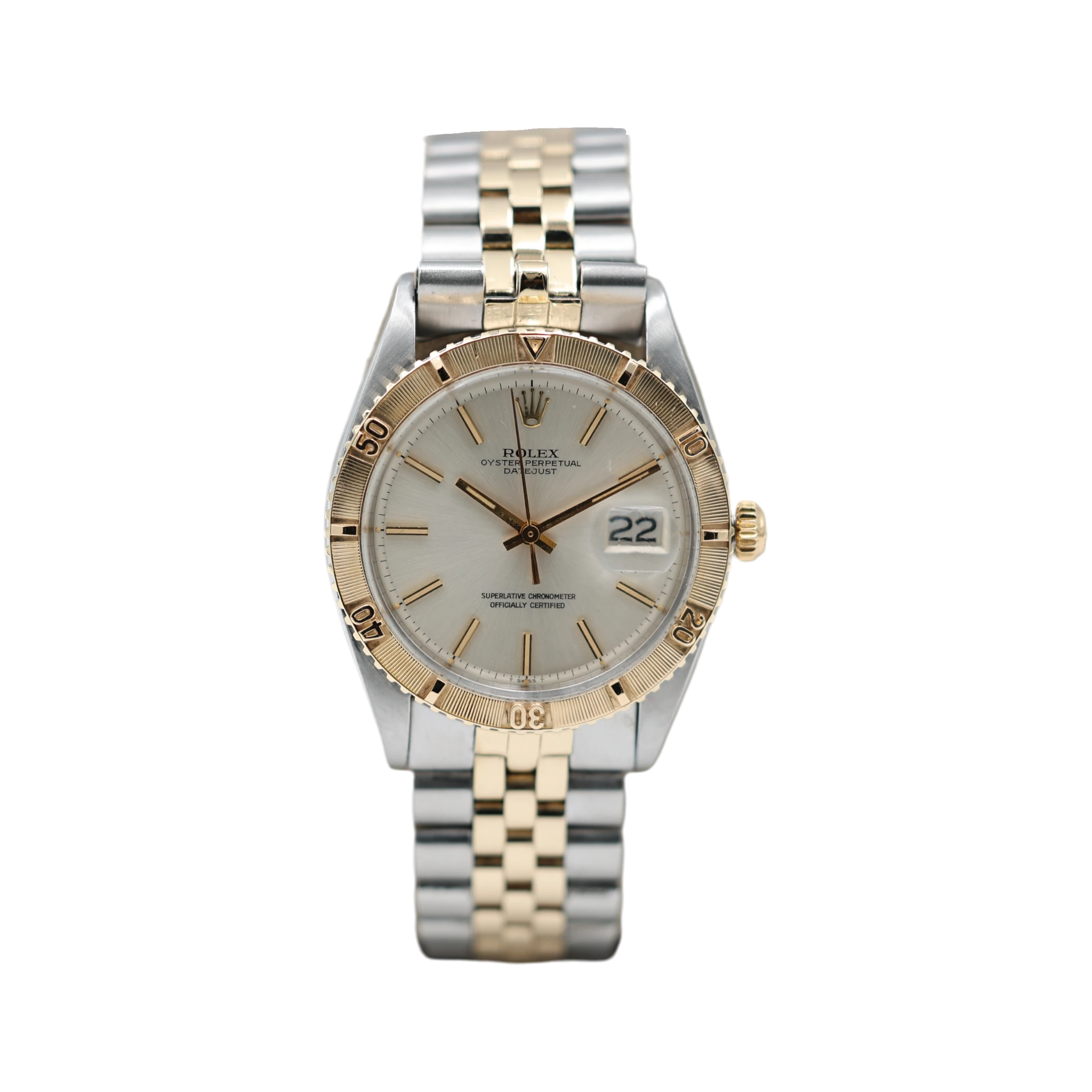 Rolex - Datejust - Turn-O-Graph Sunburst Silver Dial - 1625 - 1969
