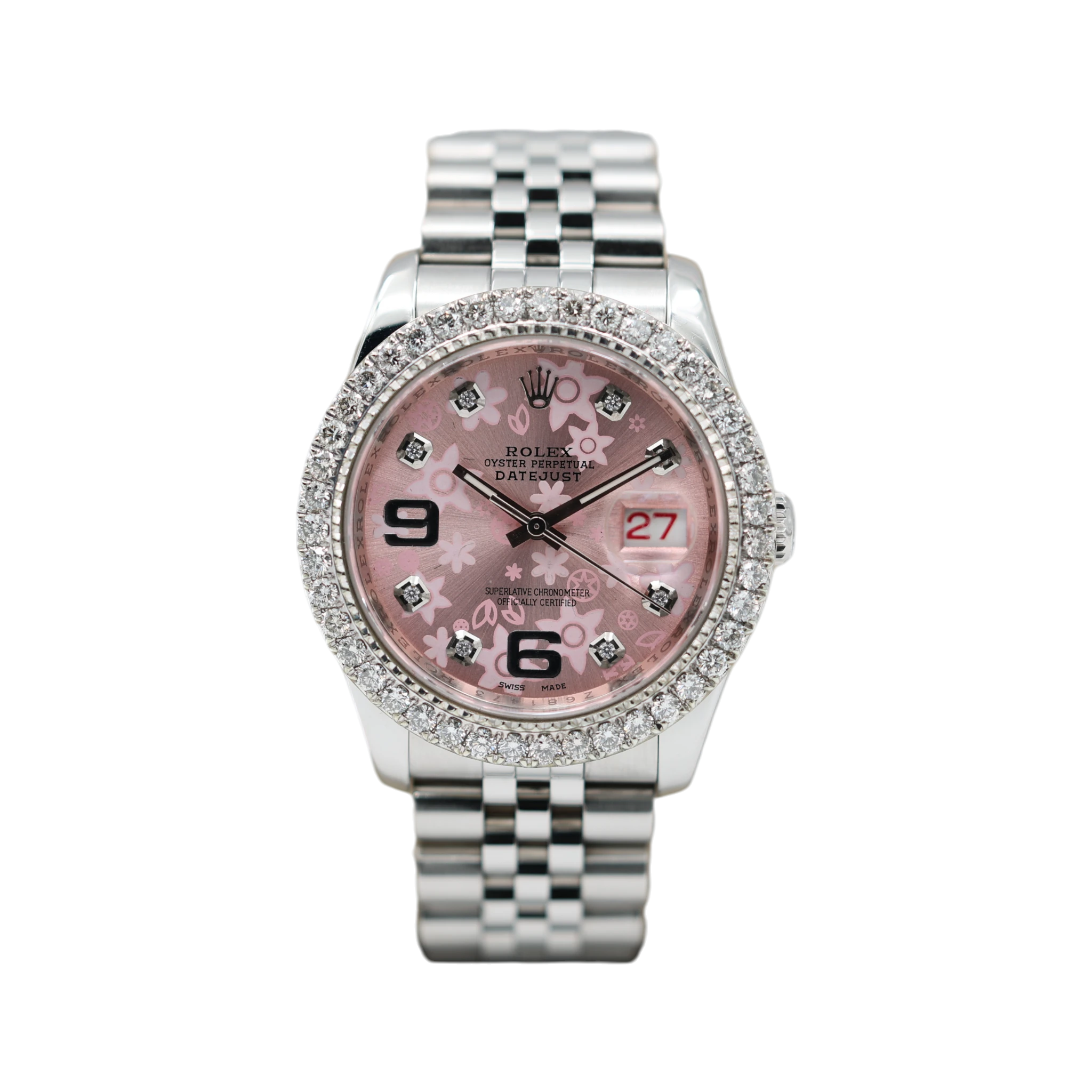 Rolex - Datejust - Pink Floral Dial - 116234
