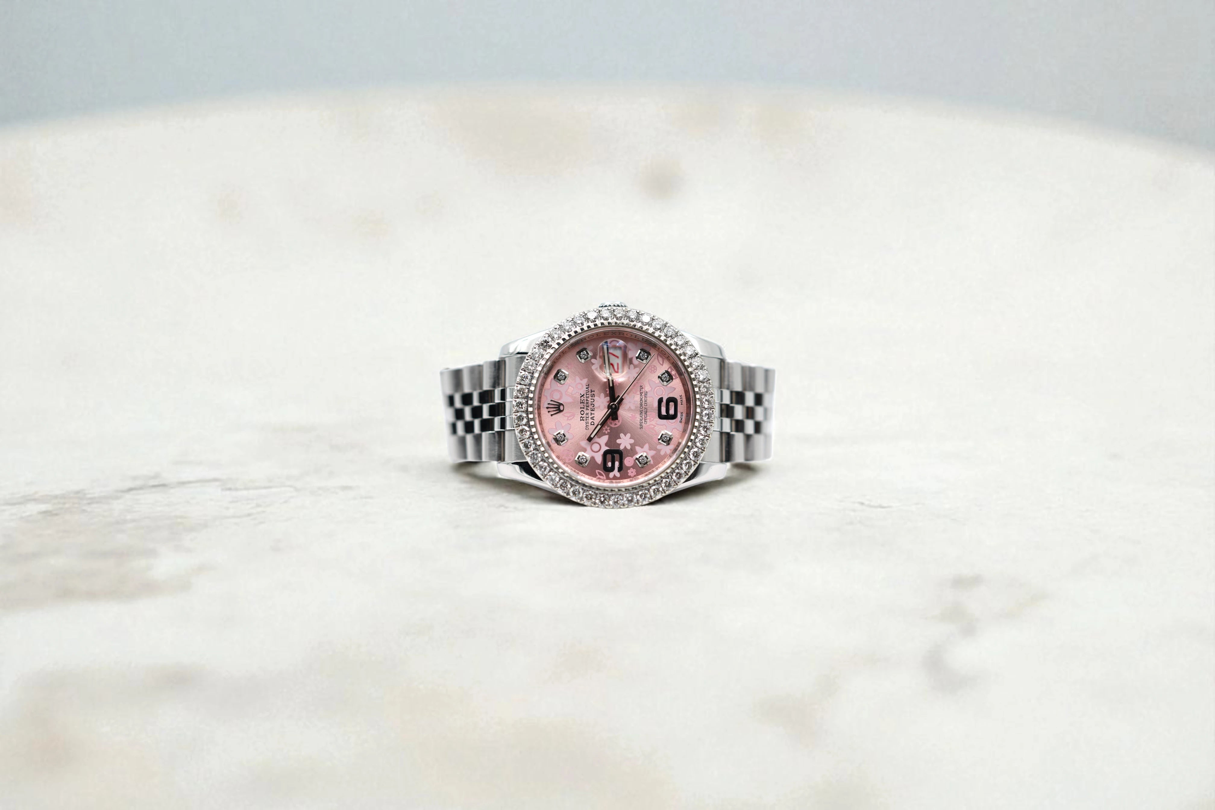 Rolex - Datejust - Pink Floral Dial - 116234