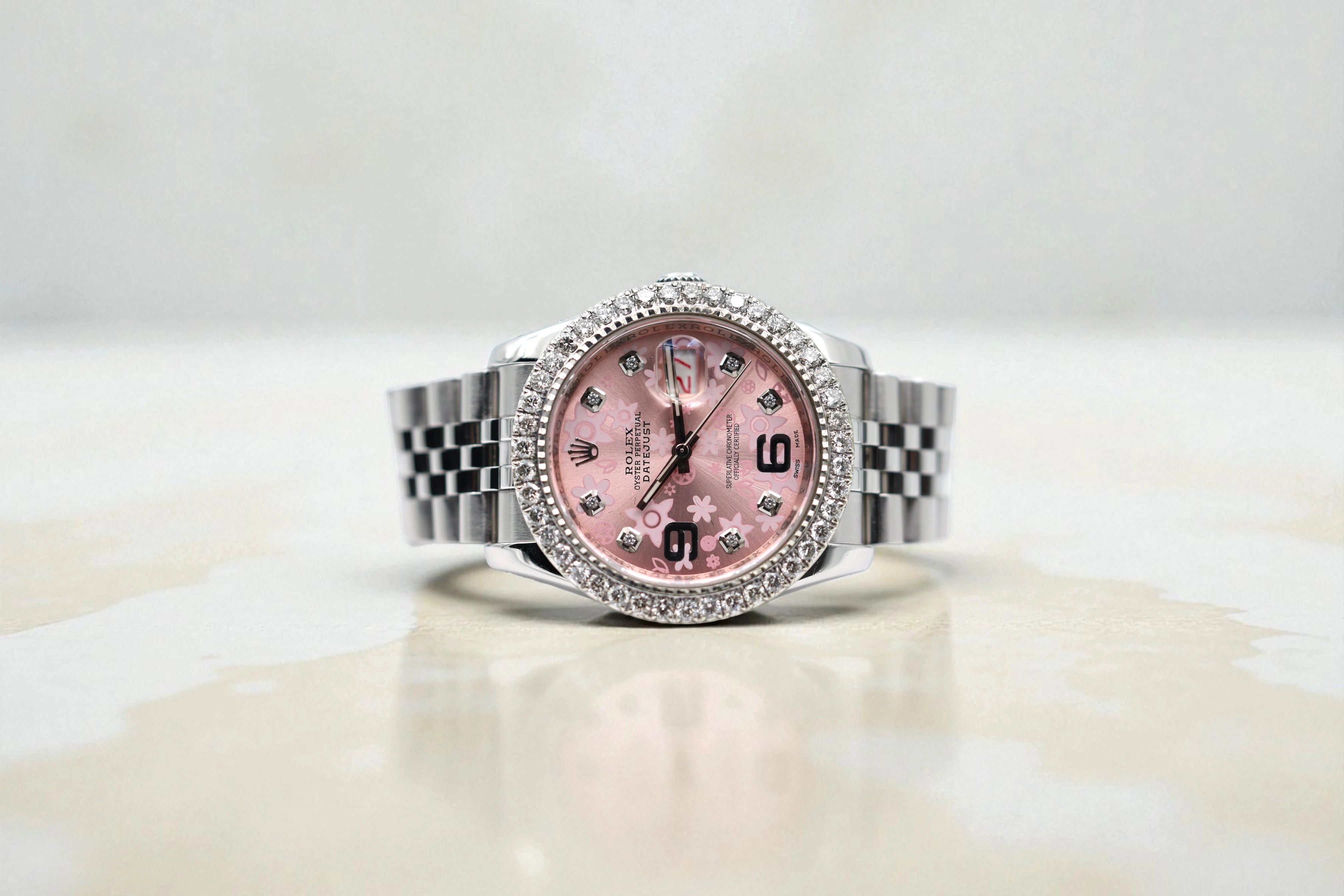 Rolex - Datejust - Pink Floral Dial - 116234