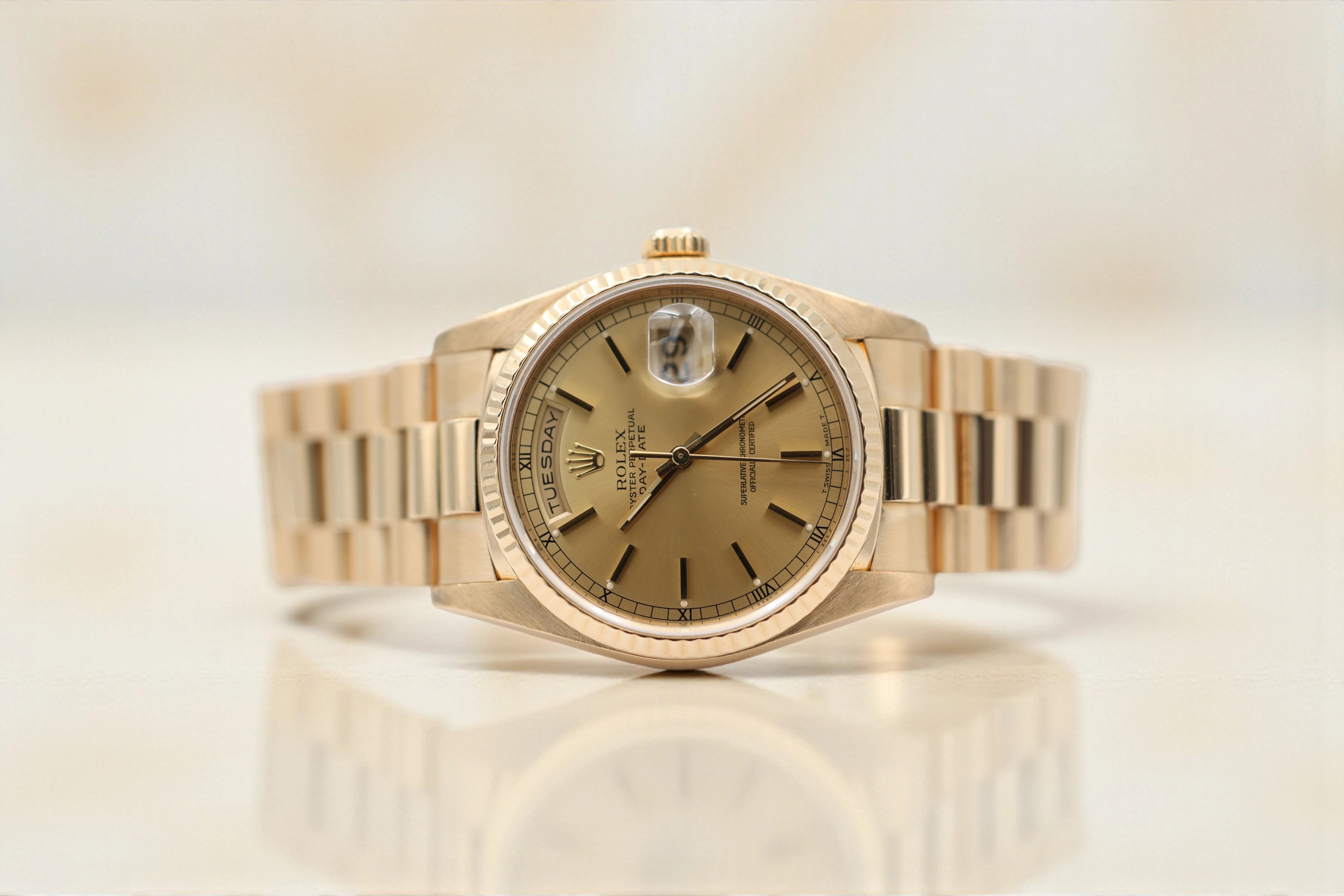 Rolex - Day-Date - Champagne Dial - 18238 - 1990