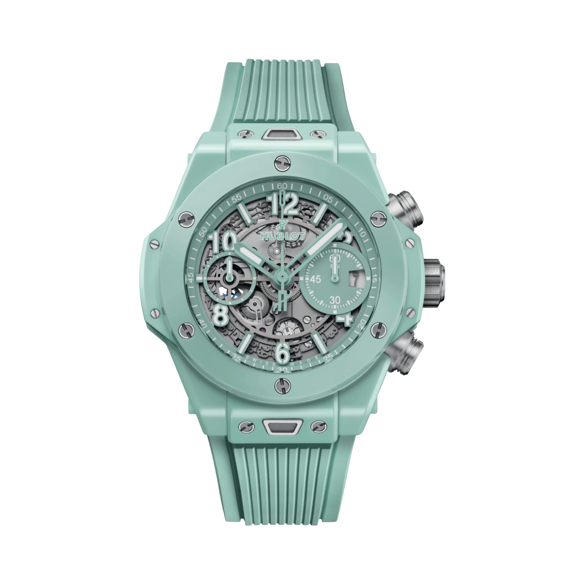 Hublot - Big Bang Unico Mint Green Ceramic - Skeleton Dial - 441.GS.5221.RX - 2025