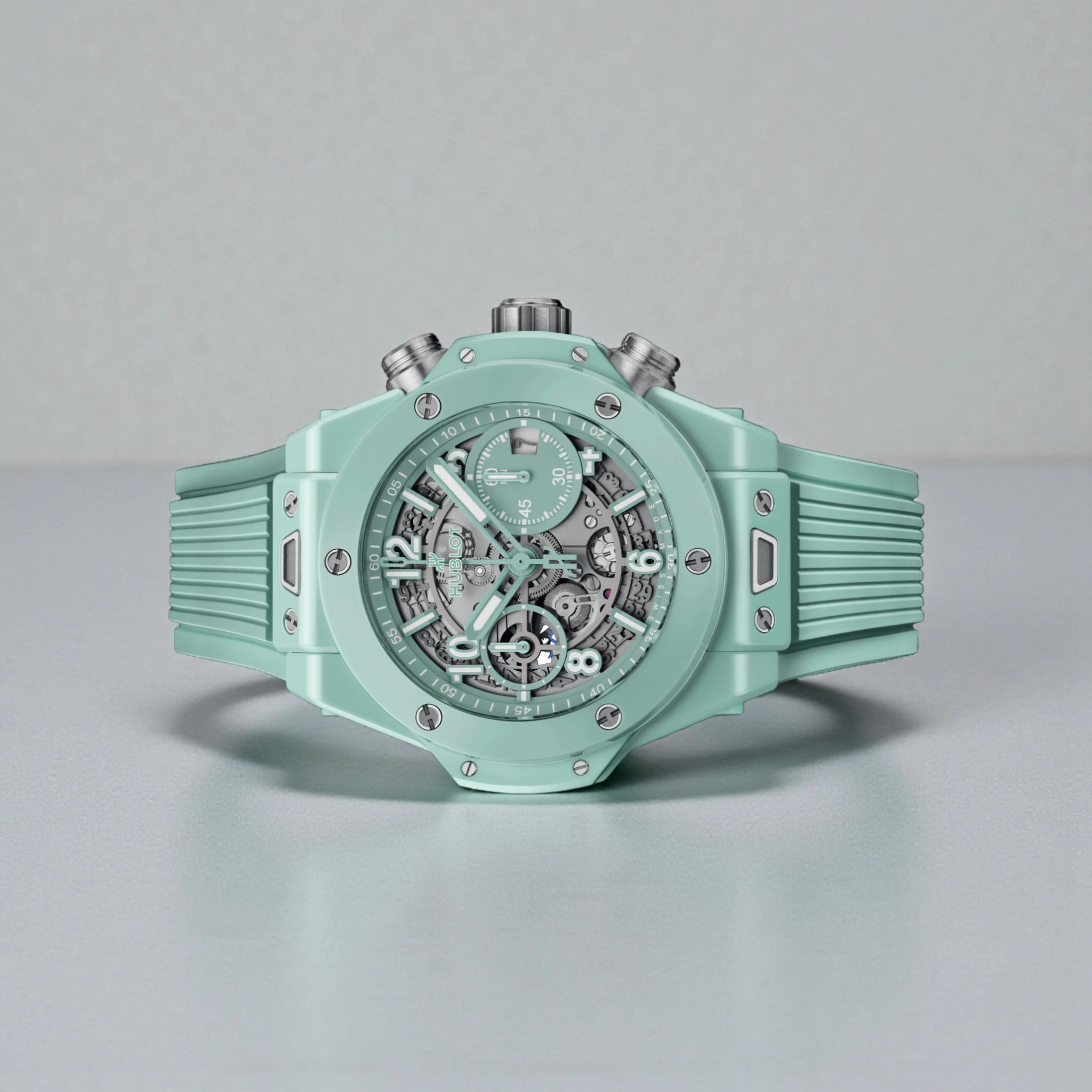 Hublot - Big Bang Unico Mint Green Ceramic - Skeleton Dial - 441.GS.5221.RX - 2025