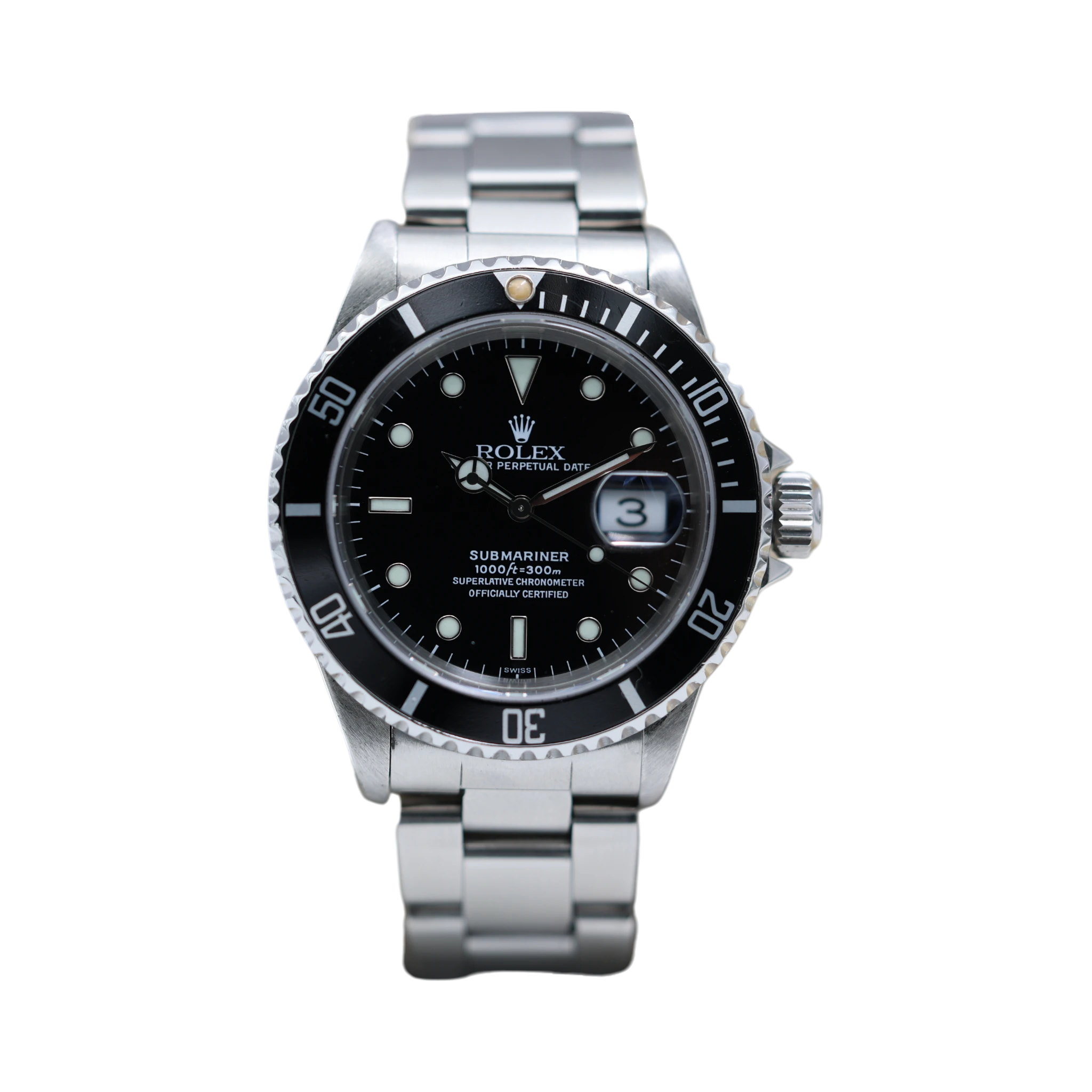 Rolex - Submariner Date - Black Dial - 16610 - 1999