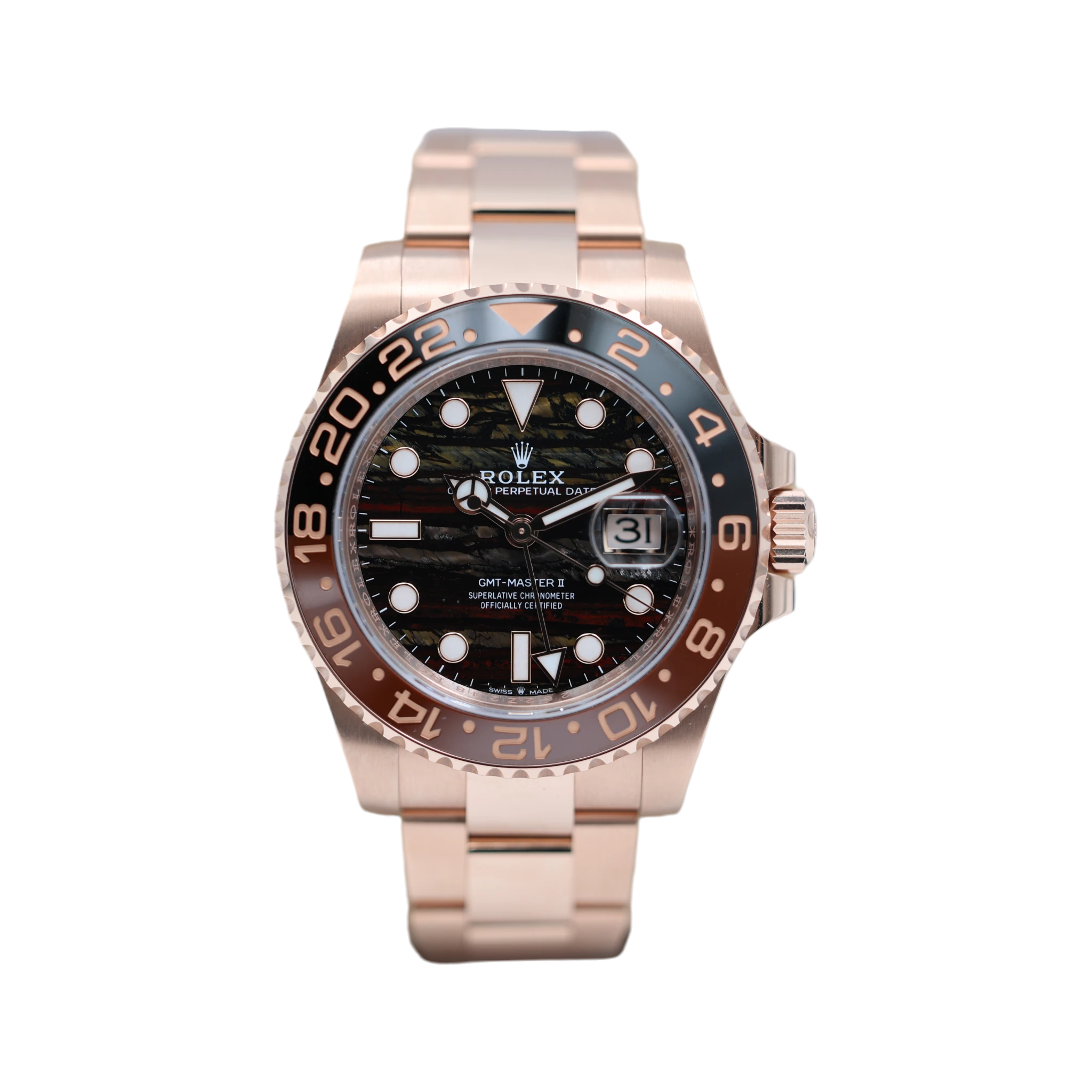 Rolex - GMT-Master II - "Rootbeer" Tiger Iron Dial - 126715CHNR - 2025
