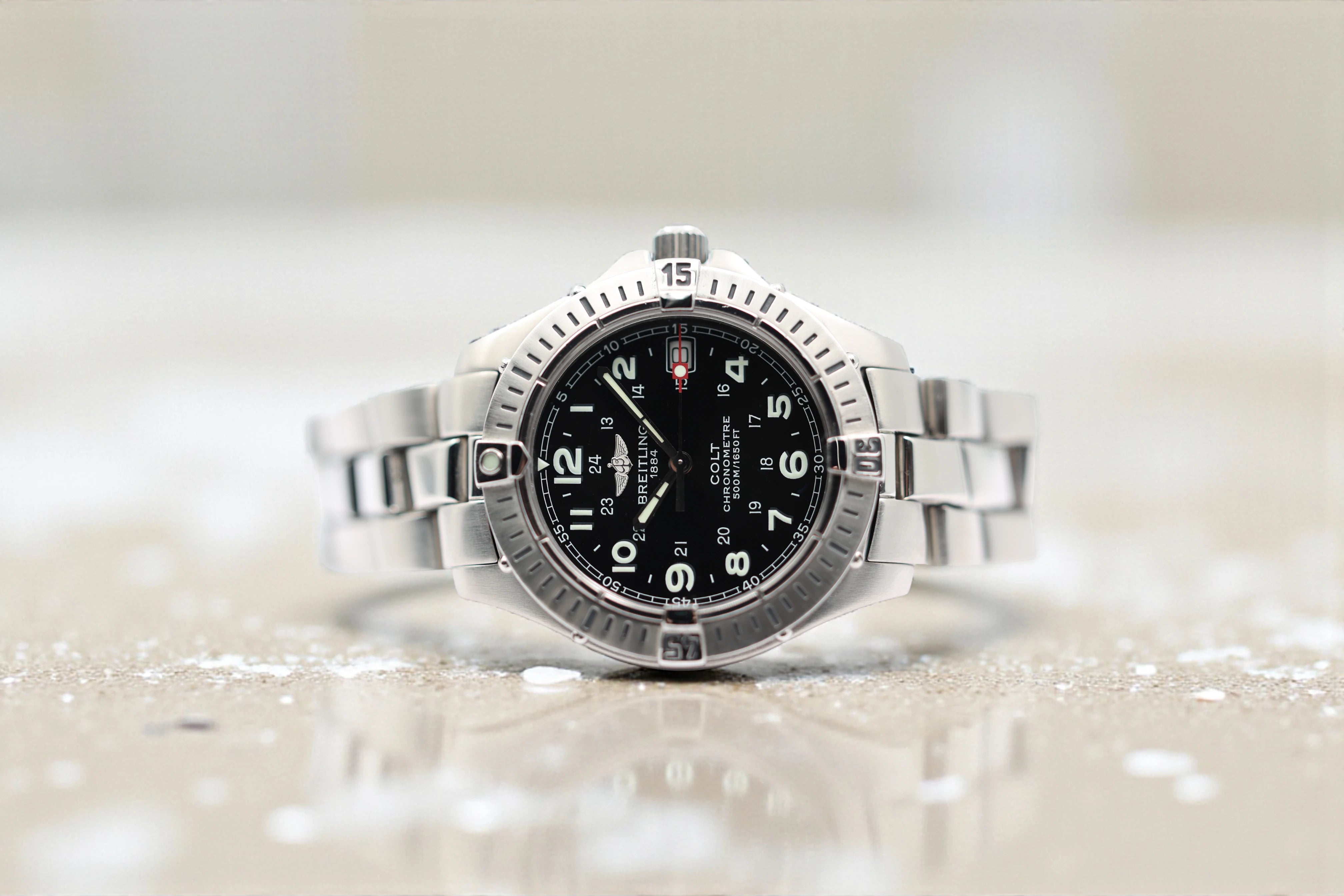 Breitling - Colt Quartz - Black Dial - A74350 - Circa 2003