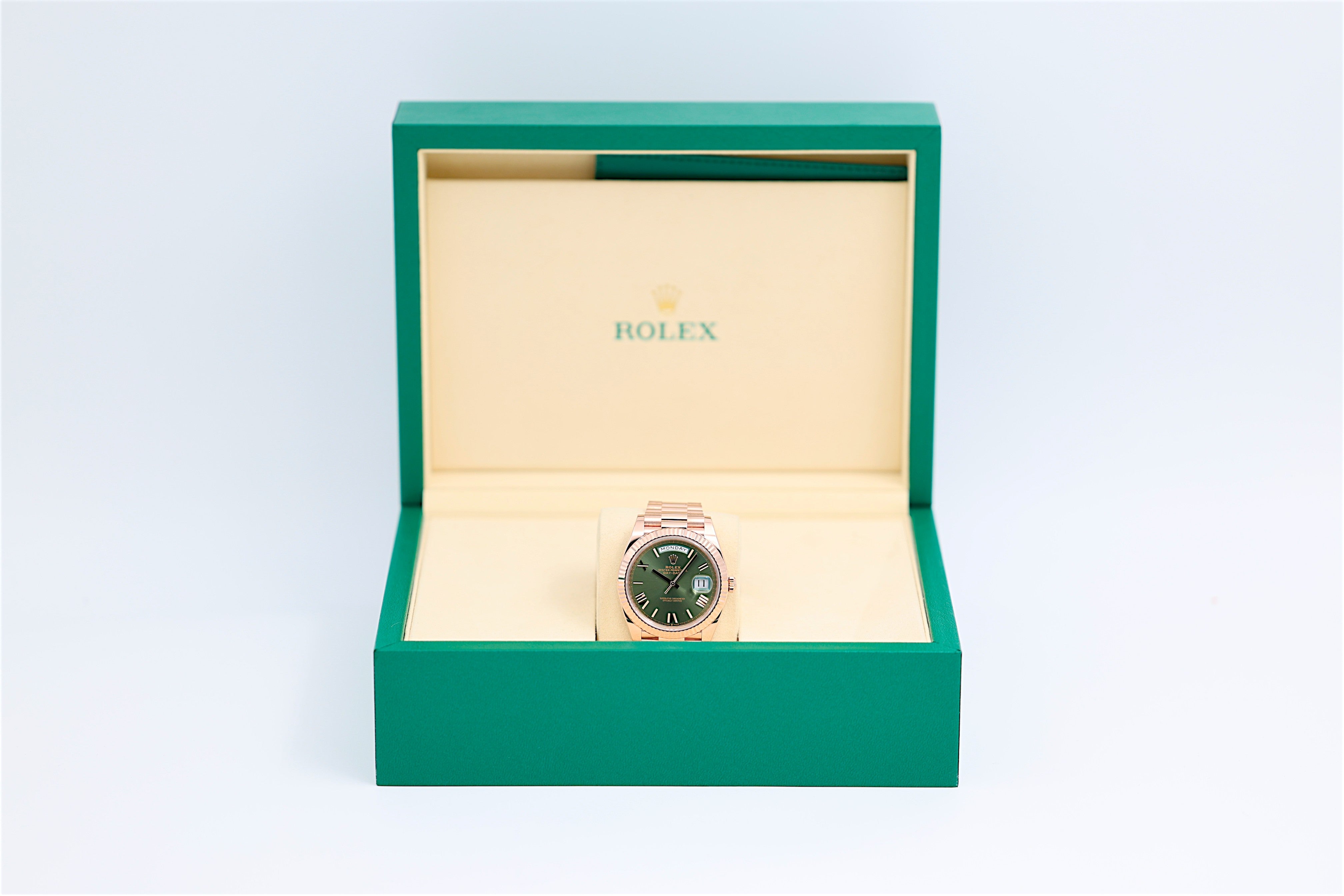 Rolex - Day-Date - Olive Green Dial - 228235 - 2025