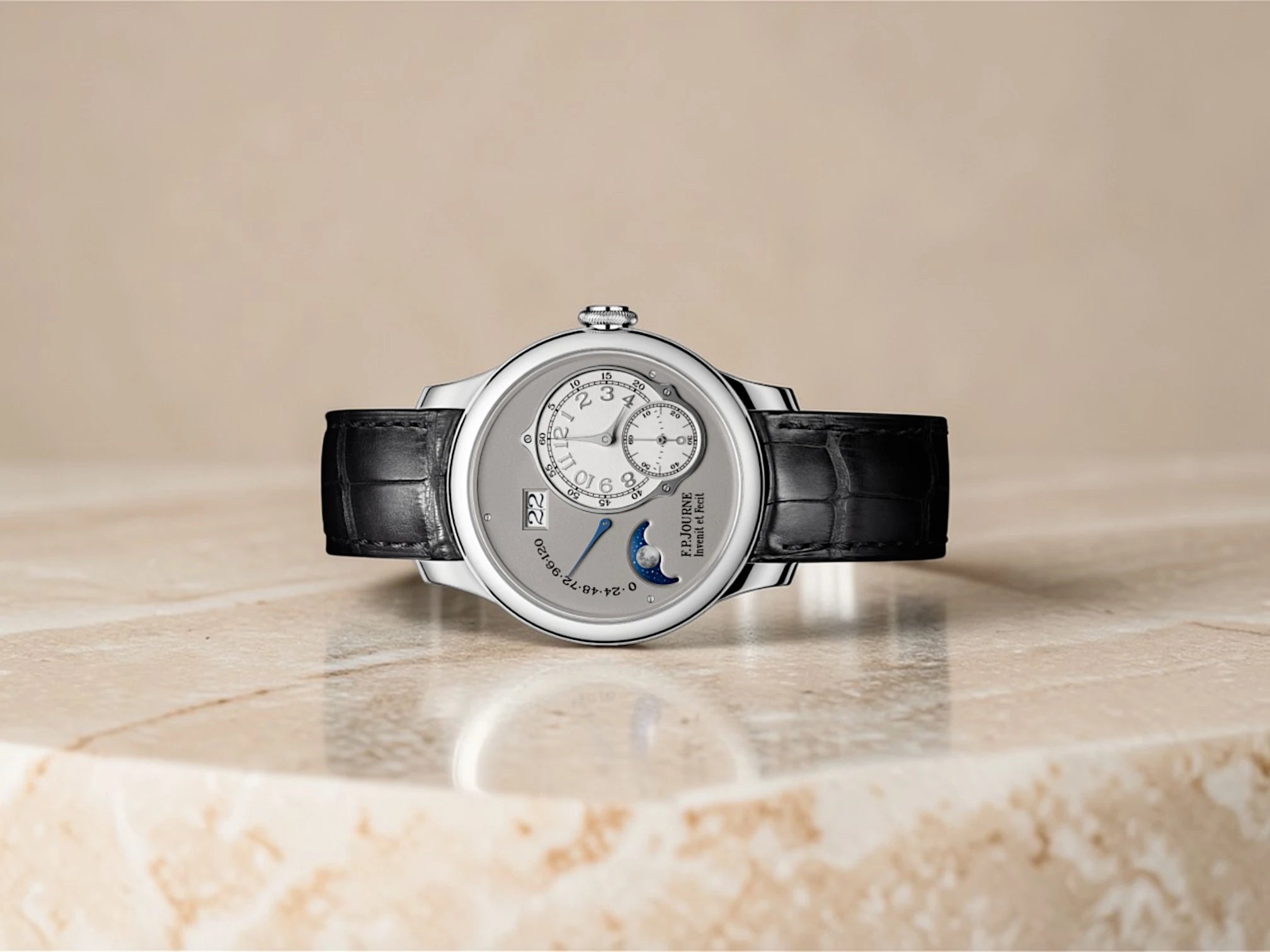 F.P. Journe - Lune - Silver & White Gold Dial - LN - 2026