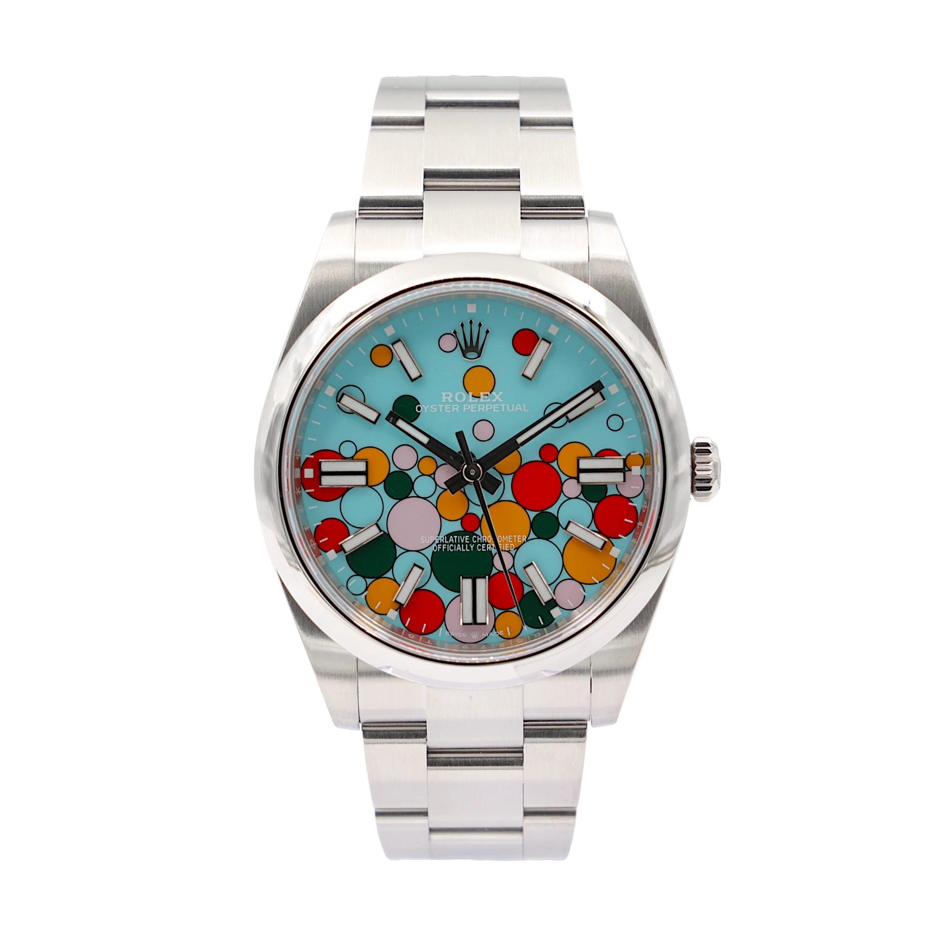 Rolex - Oyster Perpetual - "Tiffany Celebration" Blue Dial - 124300 - 2025