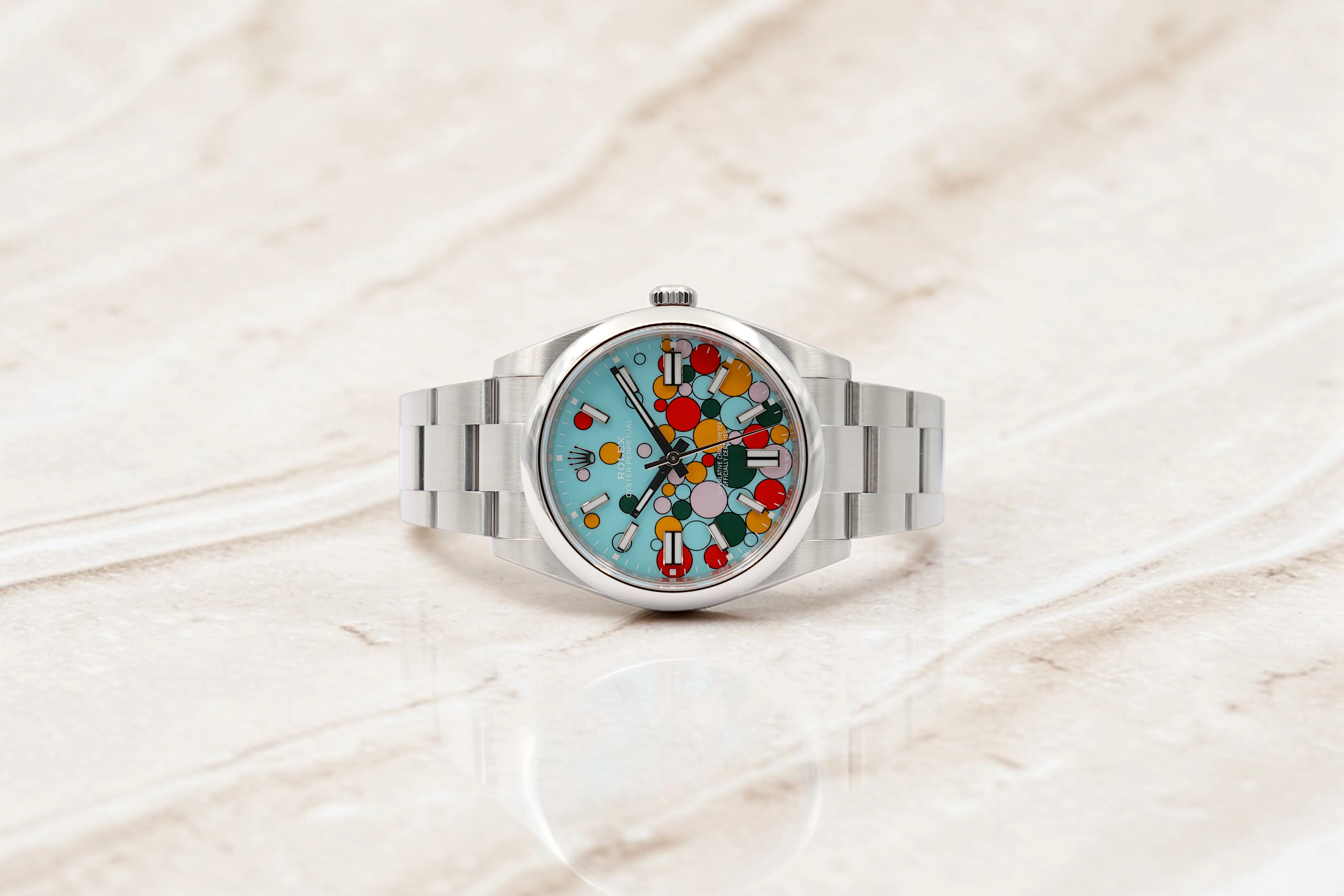 Rolex - Oyster Perpetual - "Tiffany Celebration" Blue Dial - 124300 - 2025