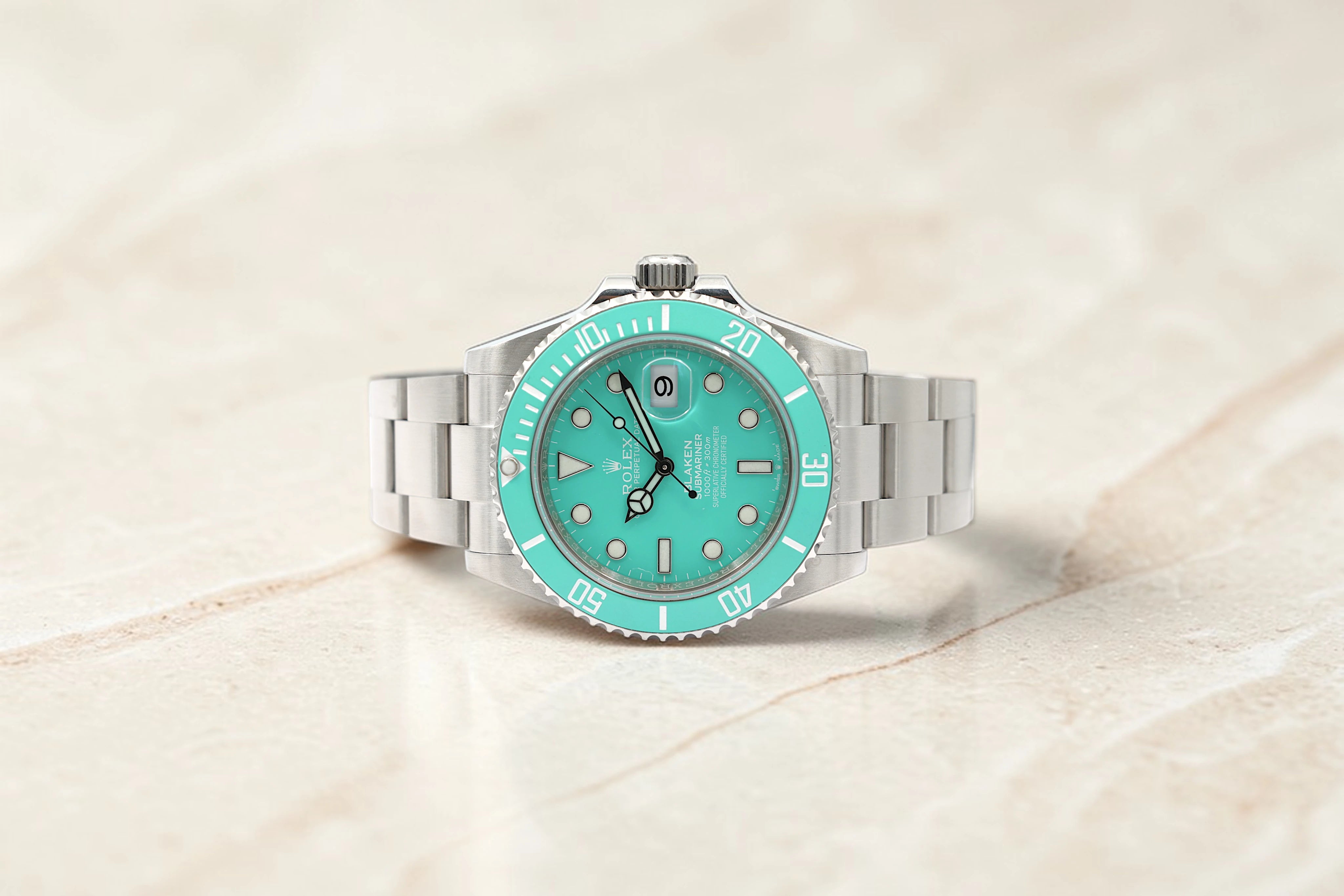 Blaken - Submariner Date - Tiffany Turquoise Dial - 126610LN - 2025