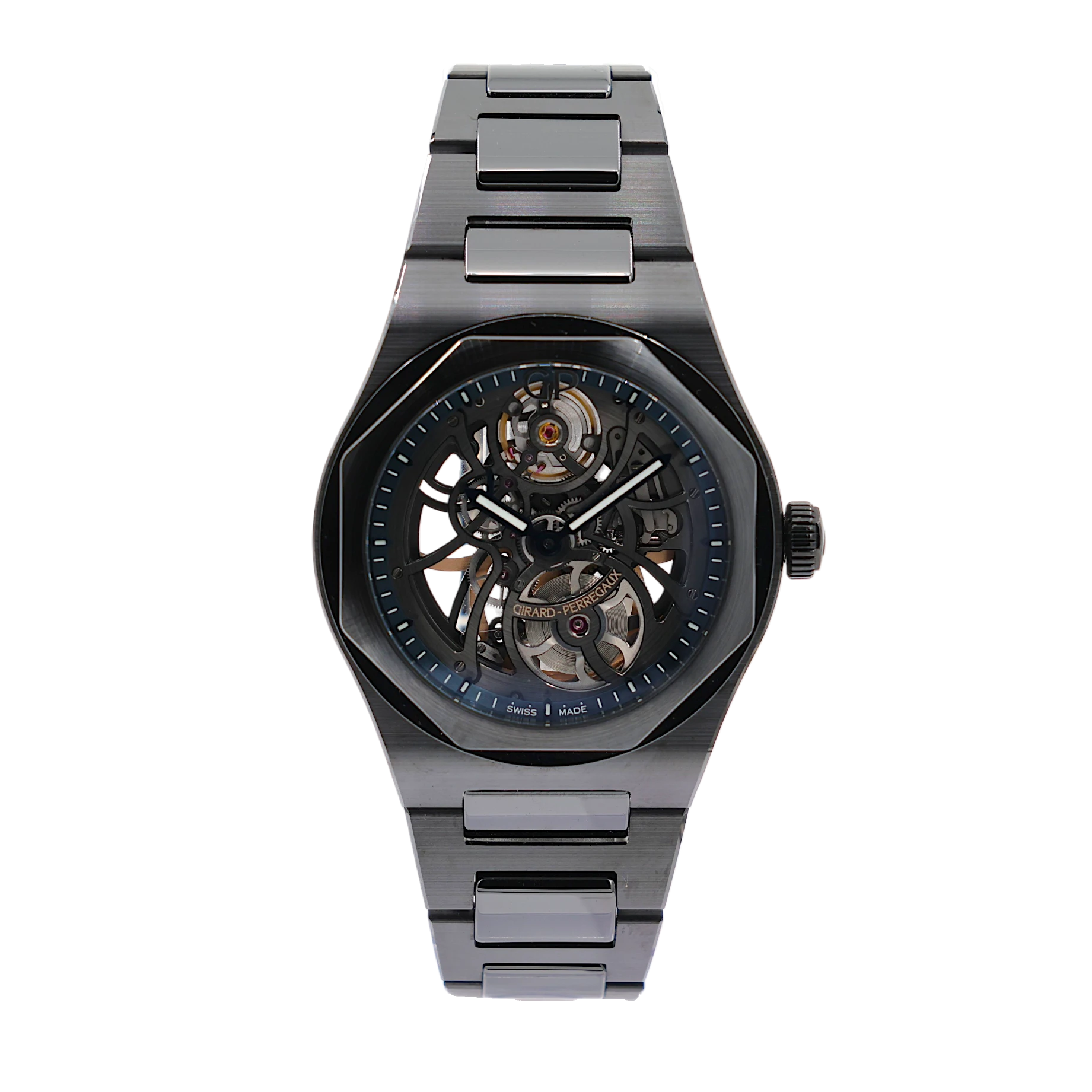 Girard-Perregaux - Laureato Black Ceramic - Black Skeleton Dial - 81015-32-001-32A - 2022