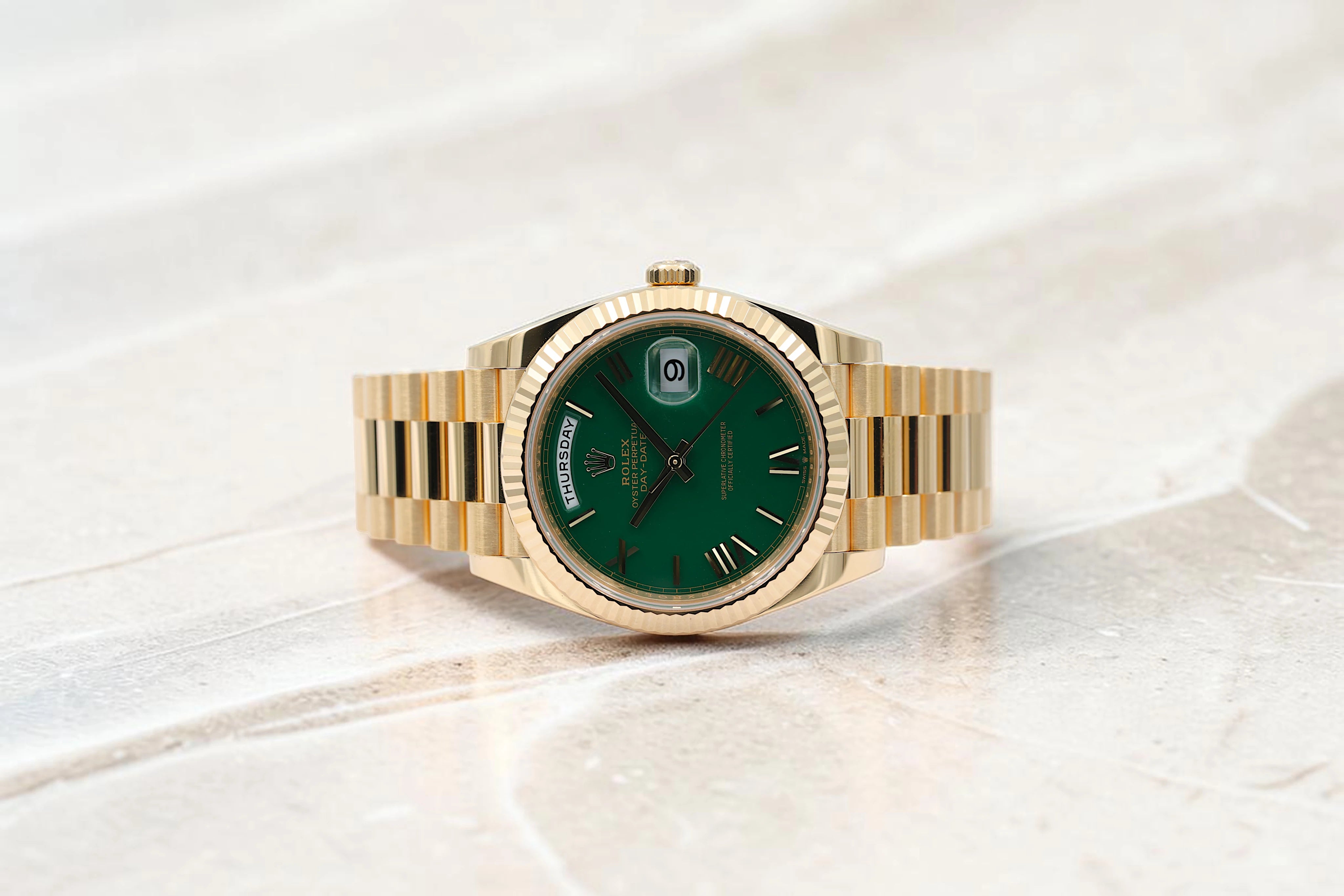 Rolex - Day-Date - "Money Green" Dial - 228238 - 2025