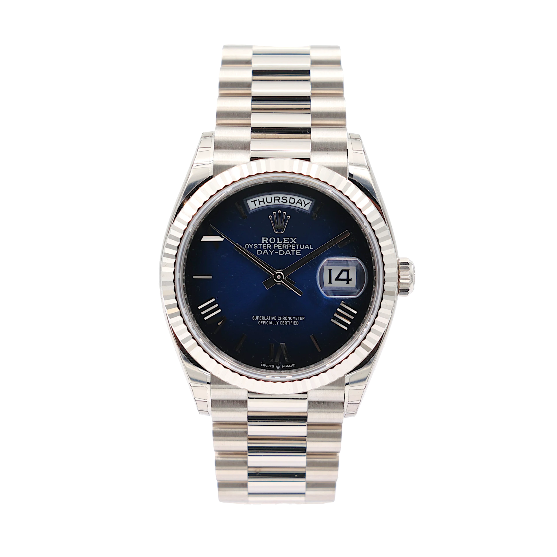 Rolex - Day-Date - Blue Ombré Dial - 128239 - 2025