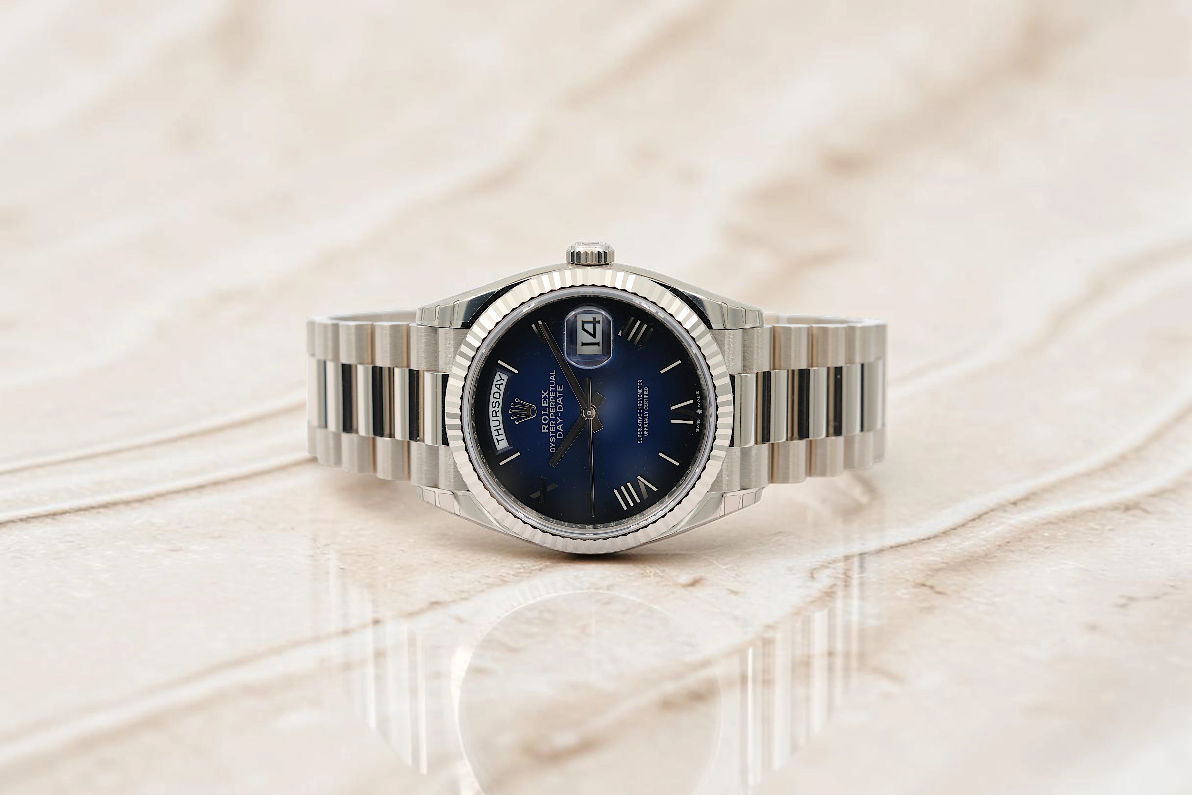 Rolex - Day-Date - Blue Ombré Dial - 128239 - 2025