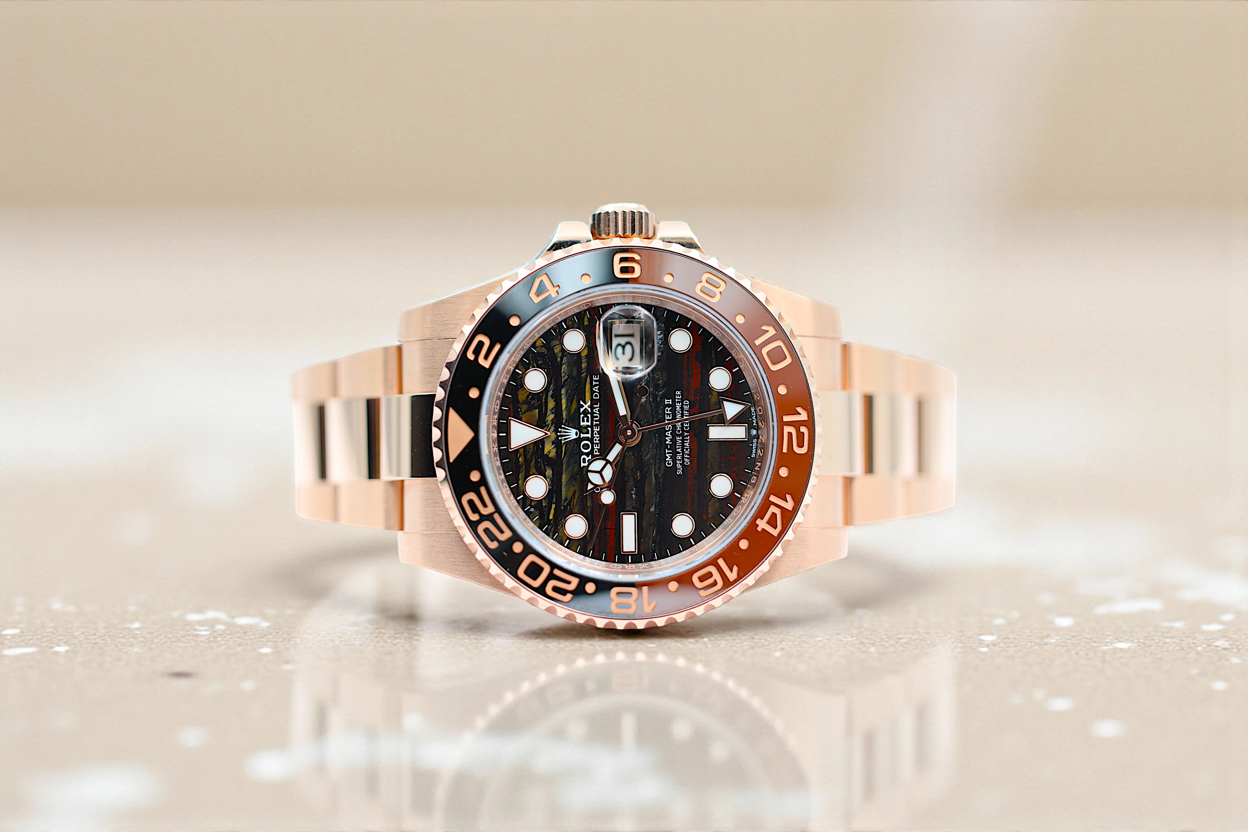 Rolex - GMT-Master II - "Rootbeer" Tiger Iron Dial - 126715CHNR - 2025