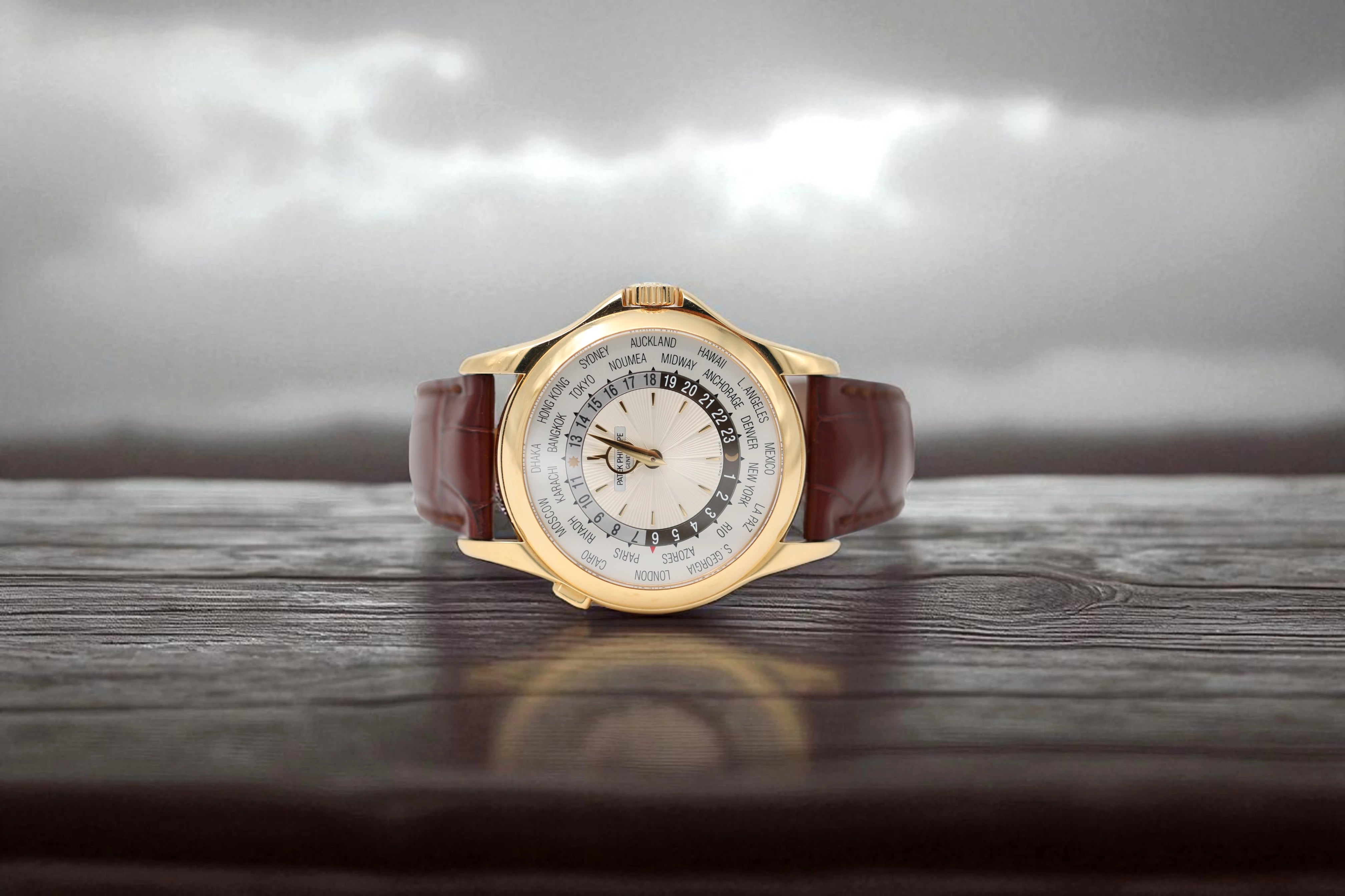Patek Philippe - World Time - Silver Dial - 5130J-001