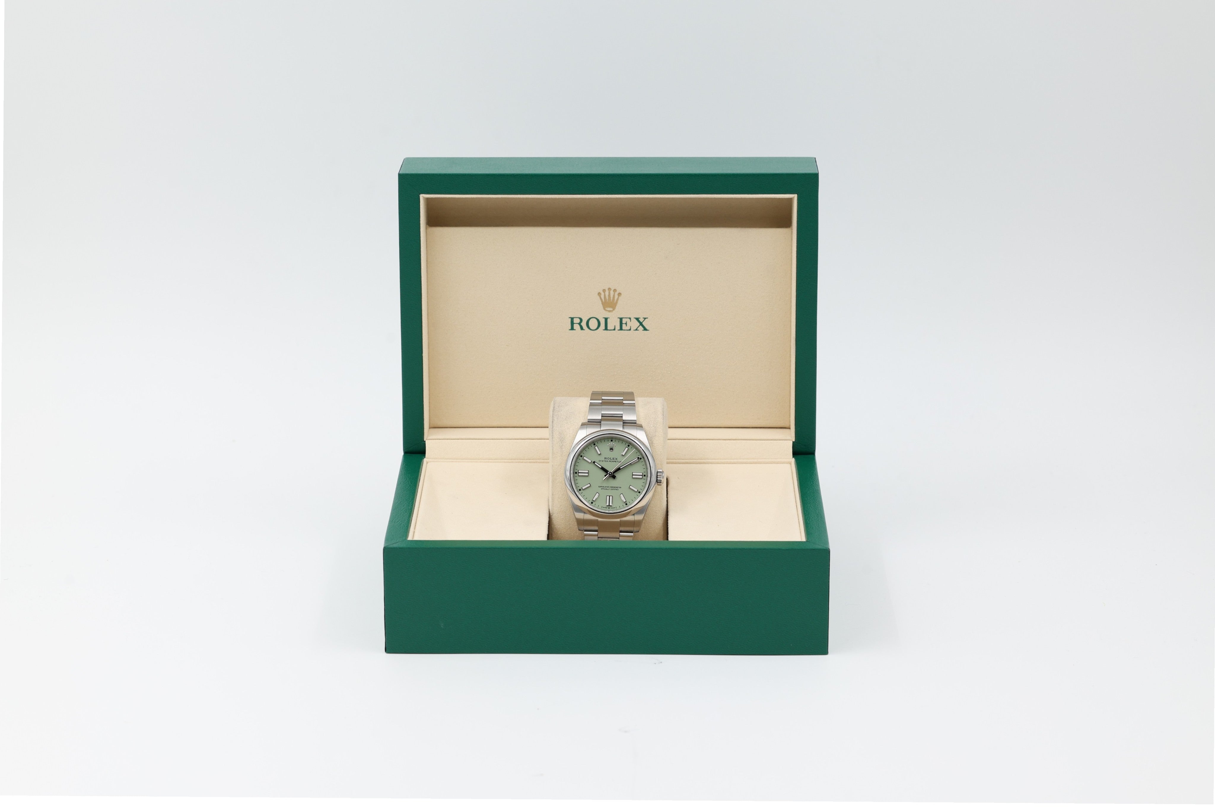 Rolex - Oyster Perpetual - Pistachio Dial - 134300 - 2025