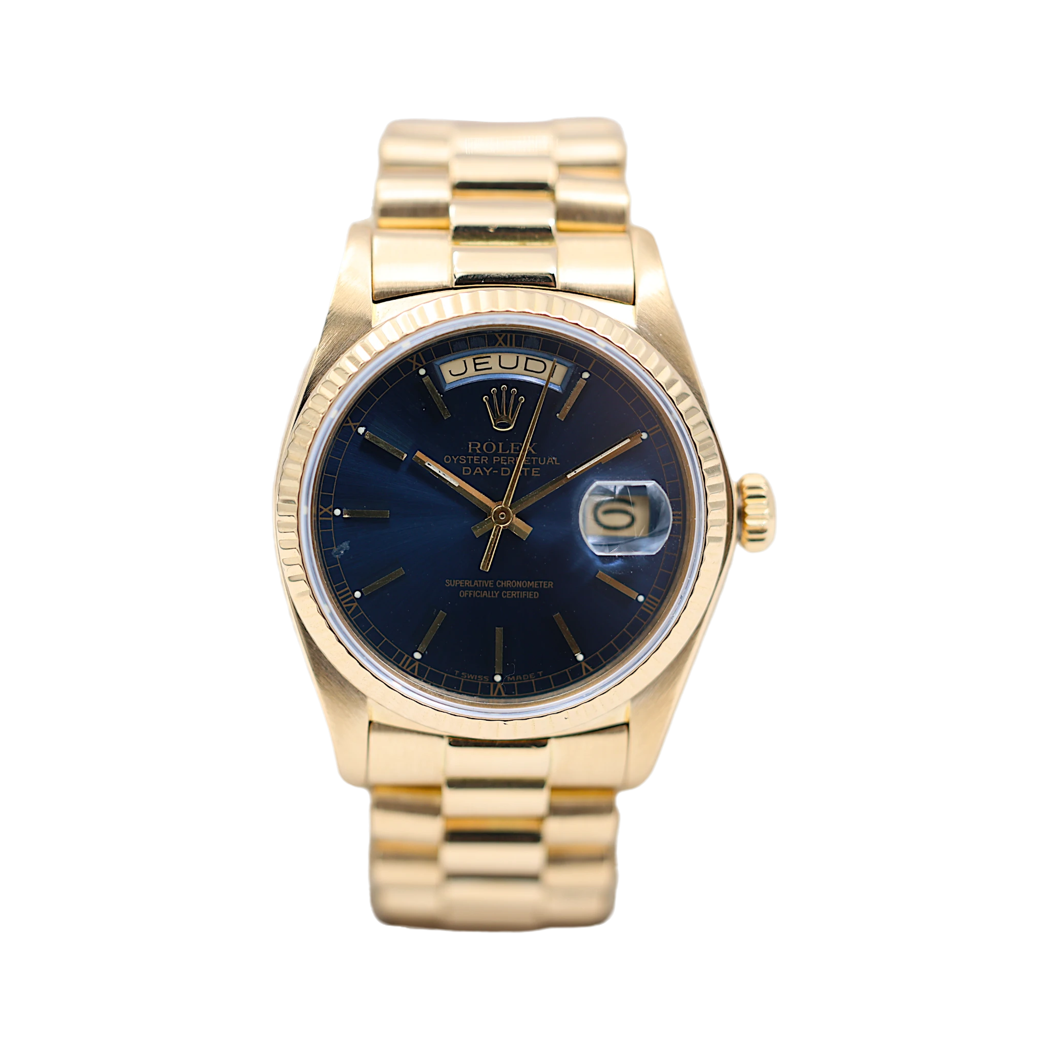 Rolex - Day-Date - Blue Dial - 18038 - 1978